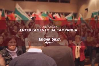Último comício da campanha em Guimarães