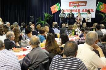 Manifestação de apoio à candidatura